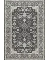 Dalyn Hatay Washable Hy9 9'x12' Area Rug In Charcoal
