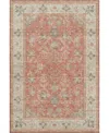 Dalyn Hatay Washable Hy9 9'x12' Area Rug In Coral