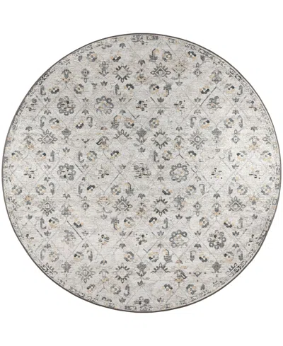 Dalyn Jericho Washable Jc8 6' X 6' Round Area Rug In Multi