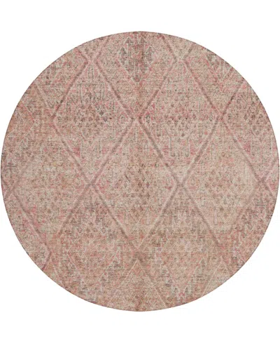 Dalyn Karaj Kj10 8'x8' Round Area Rug In Brown