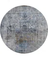 Dalyn Karaj Kj2 8'x8' Round Area Rug In Multi