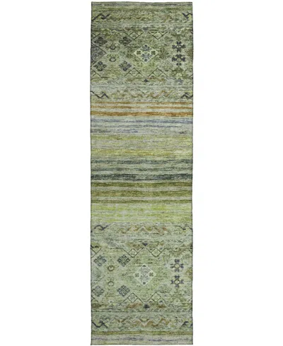 Dalyn Karaj Kj4 2'3"x7'6" Runner Area Rug In Green