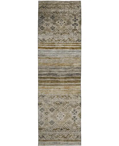 Dalyn Karaj Kj4 2'3"x7'6" Runner Area Rug In Brown