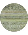 Dalyn Karaj Kj4 8'x8' Round Area Rug In Multi
