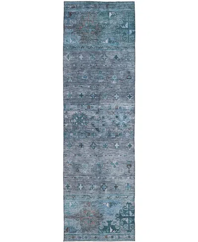 Dalyn Karaj Kj5 2'3"x7'6" Runner Area Rug In Blue