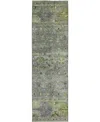 Dalyn Karaj Kj5 2'3"x7'6" Runner Area Rug In Green