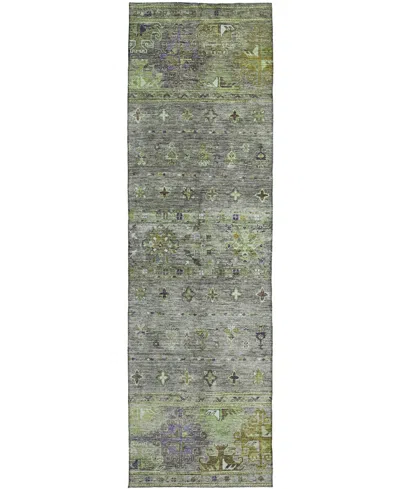 Dalyn Karaj Kj5 2'3"x7'6" Runner Area Rug In Green