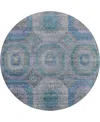 Dalyn Karaj Kj6 8'x8' Round Area Rug In Multi