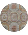 Dalyn Karaj Kj6 8'x8' Round Area Rug In Multi