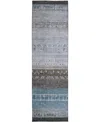 Dalyn Karaj Kj7 2'3"x7'6" Runner Area Rug In Blue