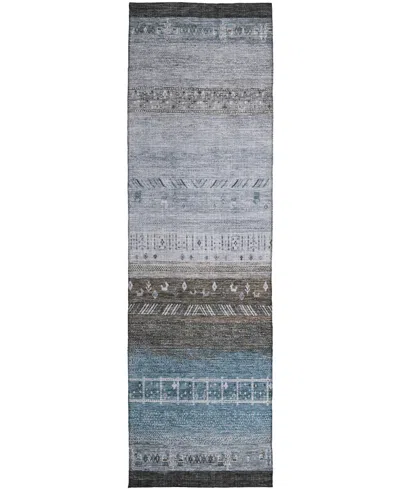 Dalyn Karaj Kj7 2'3"x7'6" Runner Area Rug In Blue