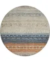 Dalyn Karaj Kj7 8'x8' Round Area Rug In Multi