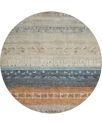 Dalyn Karaj Kj7 8'x8' Round Area Rug In Multi