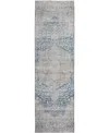 Dalyn Karaj Kj8 2'3"x7'6" Runner Area Rug In Blue