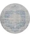 Dalyn Karaj Kj8 8'x8' Round Area Rug In Multi