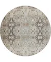 Dalyn Karaj Kj9 8'x8' Round Area Rug In Multi
