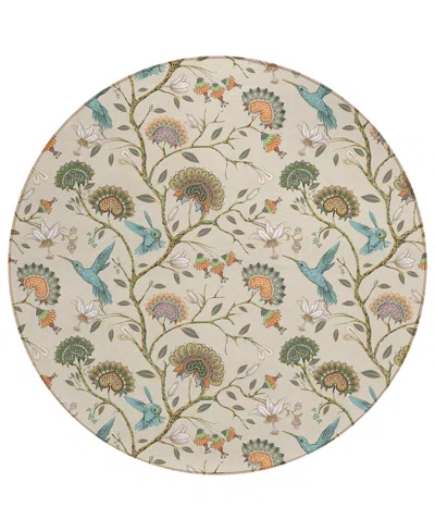Dalyn Kendall Kitchen Washable Ke19 8' X 8' Round Area Rug In Multi