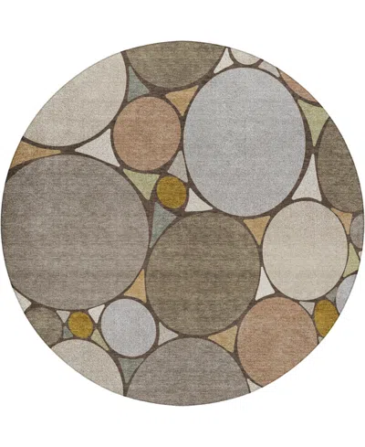 Dalyn Kenner Kn1 8'x8' Round Area Rug In Multi