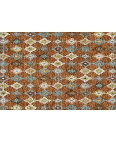 Dalyn Kenner Kn10 1'8"x2'6" Area Rug In Brown