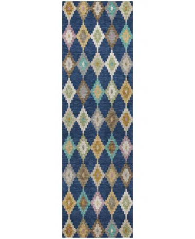 Dalyn Kenner Kn10 2'3"x7'6" Runner Area Rug In Blue