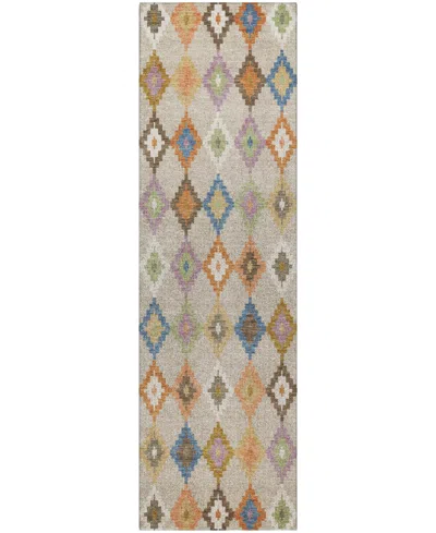 Dalyn Kenner Kn10 2'3"x7'6" Runner Area Rug In Brown