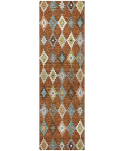 Dalyn Kenner Kn10 2'3"x7'6" Runner Area Rug In Brown