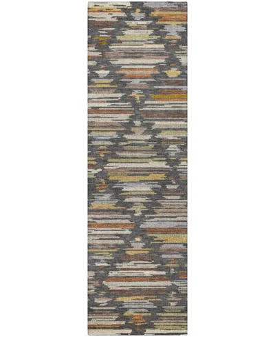 Dalyn Kenner Kn2 2'3"x7'6" Runner Area Rug In Gray