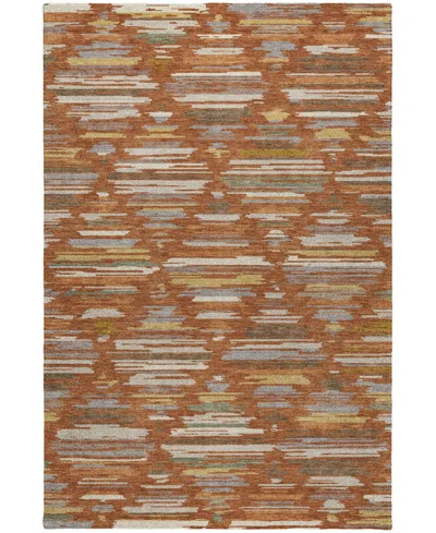 Dalyn Kenner Kn2 6'6"x9'6" Area Rug In Brown