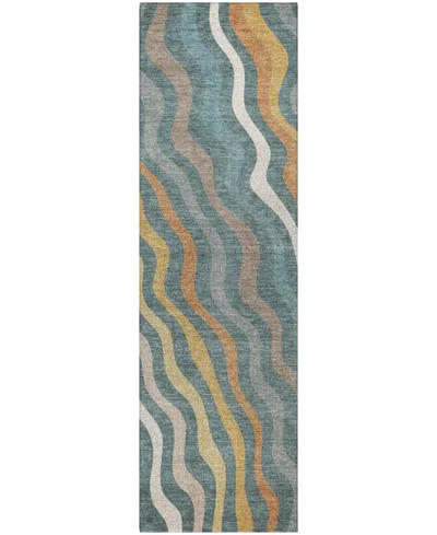 Dalyn Kenner Kn4 2'3"x7'6" Runner Area Rug In Blue