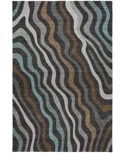 Dalyn Kenner Kn4 5'x7'6" Area Rug In Black
