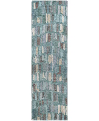 Dalyn Kenner Kn5 2'3"x7'6" Runner Area Rug In Blue