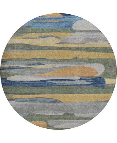 Dalyn Kenner Kn7 8'x8' Round Area Rug In Multi