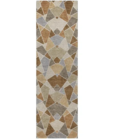 Dalyn Kenner Kn8 2'3"x7'6" Runner Area Rug In Brown
