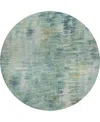 Dalyn Kochi Kc1 8'x8' Round Area Rug In Blue