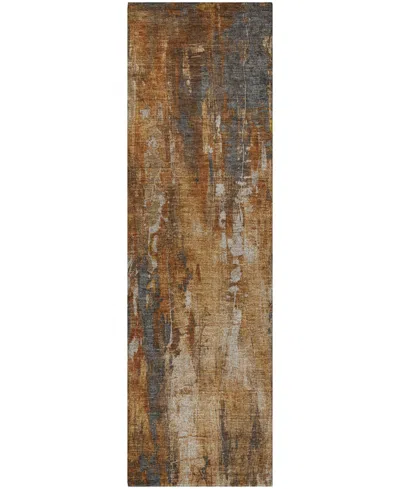 Dalyn Kochi Kc10 2'3"x7'6" Runner Area Rug In Brown