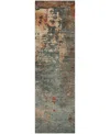 Dalyn Kochi Kc11 2'3"x7'6" Runner Area Rug In Green