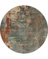 Dalyn Kochi Kc11 8'x8' Round Area Rug In Multi