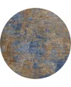Dalyn Kochi Kc2 8'x8' Round Area Rug In Blue