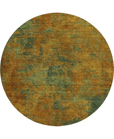 Dalyn Kochi Kc2 8'x8' Round Area Rug In Brown