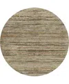 Dalyn Kochi Kc3 8'x8' Round Area Rug In Brown