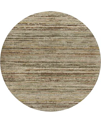 Dalyn Kochi Kc3 8'x8' Round Area Rug In Brown