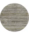 Dalyn Kochi Kc3 8'x8' Round Area Rug In Gray