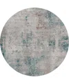 Dalyn Kochi Kc4 8'x8' Round Area Rug In Blue