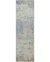 Dalyn Kochi Washable Kc6 2'3"x7'6" Runner Area Rug In Gray