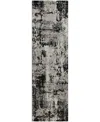 Dalyn Kochi Kc7 2'3"x7'6" Runner Area Rug In Black