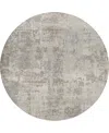 Dalyn Kochi Kc7 8'x8' Round Area Rug In Neutral
