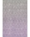 Dalyn Lazio Washable Lz2 2'3"x7'6" Runner Area Rug In Lavender