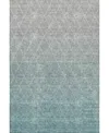 Dalyn Lazio Washable Lz2 2'6"x3'10" Area Rug In Teal