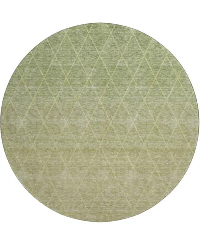 Dalyn Lazio Washable Lz2 8'x8' Round Area Rug In Sage