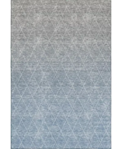Dalyn Lazio Washable Lz2 9'x12' Area Rug In Blue